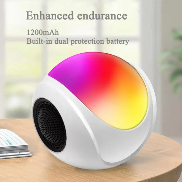 SY-688 TWS RGB Buntes Licht Mini-Karte Bluetooth-Lautsprecher, SY-688 White