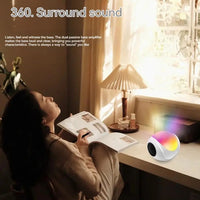 SY-688 TWS RGB Buntes Licht Mini-Karte Bluetooth-Lautsprecher, SY-688 White