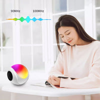 SY-688 TWS RGB Buntes Licht Mini-Karte Bluetooth-Lautsprecher, SY-688 White
