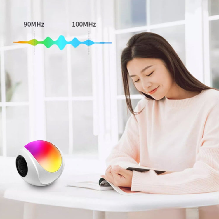 SY-688 TWS RGB Buntes Licht Mini-Karte Bluetooth-Lautsprecher, SY-688 White