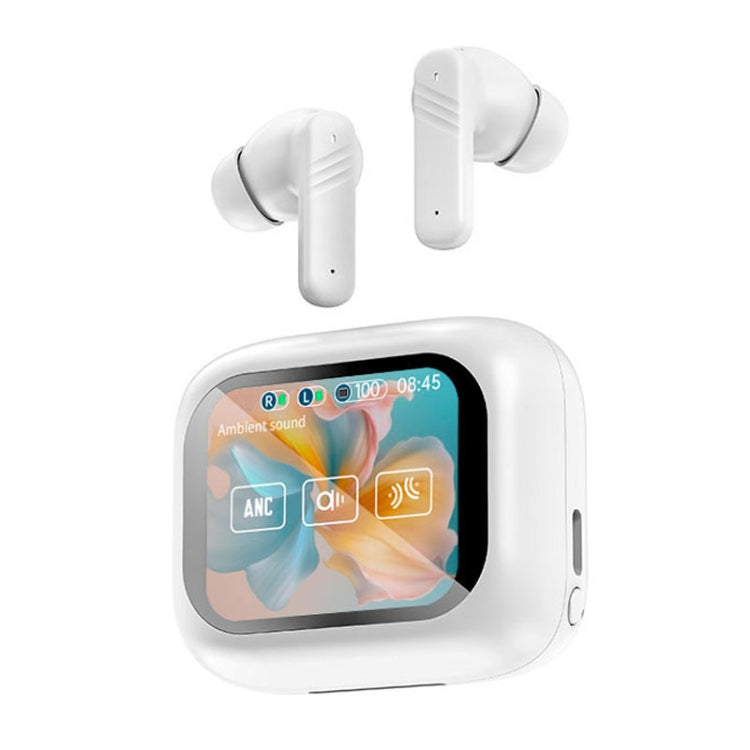 LX-10 In-Ear-Kopfhörer mit kabellosem Bluetooth und Vollfarb-Touchscreen, ANC+ENC und doppelter Rauschunterdrückung
