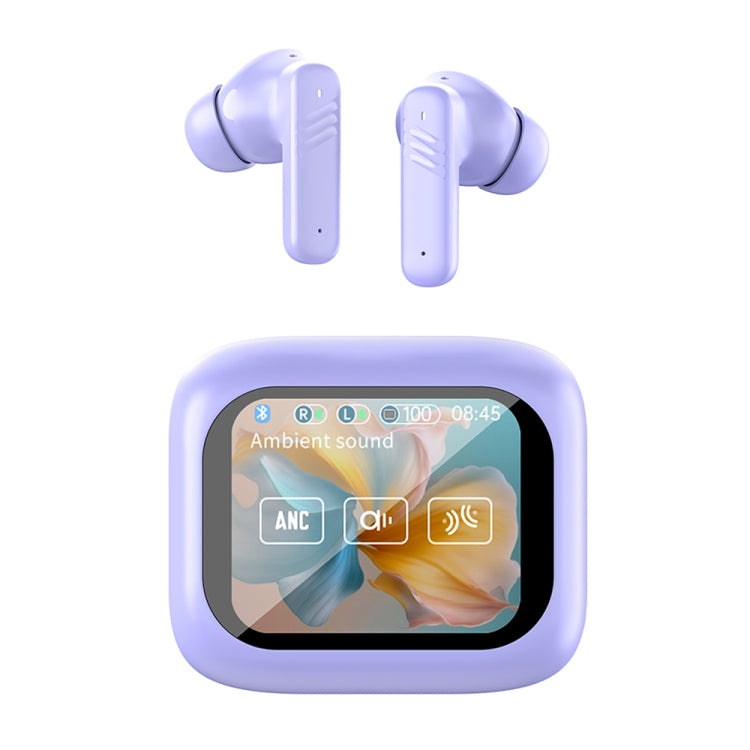 LX-10 In-Ear-Kopfhörer mit kabellosem Bluetooth und Vollfarb-Touchscreen, ANC+ENC und doppelter Rauschunterdrückung