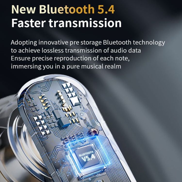 LX-10 In-Ear-Kopfhörer mit kabellosem Bluetooth und Vollfarb-Touchscreen, ANC+ENC und doppelter Rauschunterdrückung
