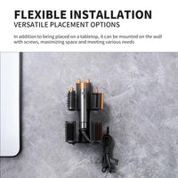 Für Dyson Airwrap Lockenstab Desktop Storage Rack Wandhalterung aus Kohlenstoffstahl