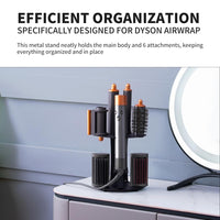 Für Dyson Airwrap Lockenstab Desktop Storage Rack Wandhalterung aus Kohlenstoffstahl