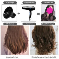 Haartrockner-Diffusor, Friseursalon-Styling, Haartrockner-Abdeckung, Lockenwickler, große Windhaube