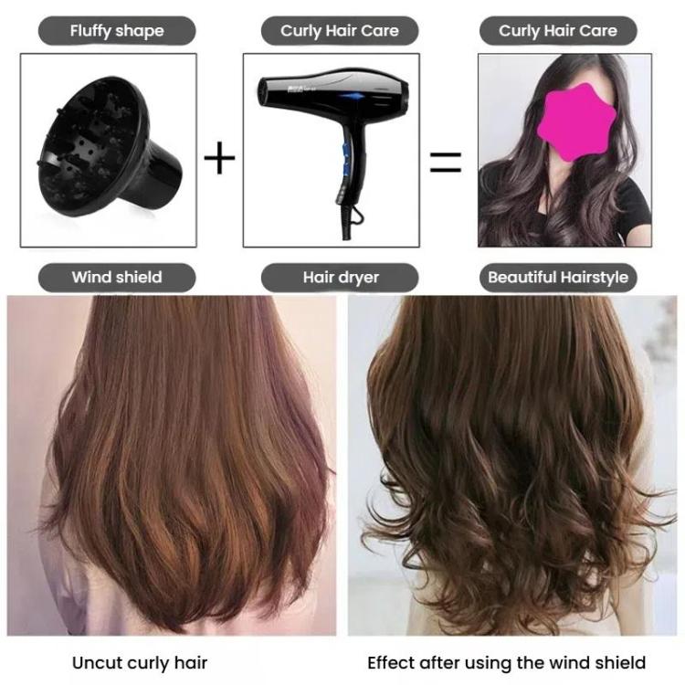 Haartrockner-Diffusor, Friseursalon-Styling, Haartrockner-Abdeckung, Lockenwickler, große Windhaube