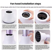 Universal Haar Diffusor Haartrockner Luft Haube Schlag Curling Haar Styling Artefakt Haar Trocknen Haube