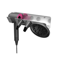 Wandhalterung für Dyson Haartrockner – Klebe- oder Schraubmontage, kompakter Düsenorganizer, Right Rose Gold, Left Black, Right Black, Left Silver, Right Silver