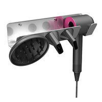 Wandhalterung für Dyson Haartrockner – Klebe- oder Schraubmontage, kompakter Düsenorganizer, Right Rose Gold, Left Black, Right Black, Left Silver, Right Silver