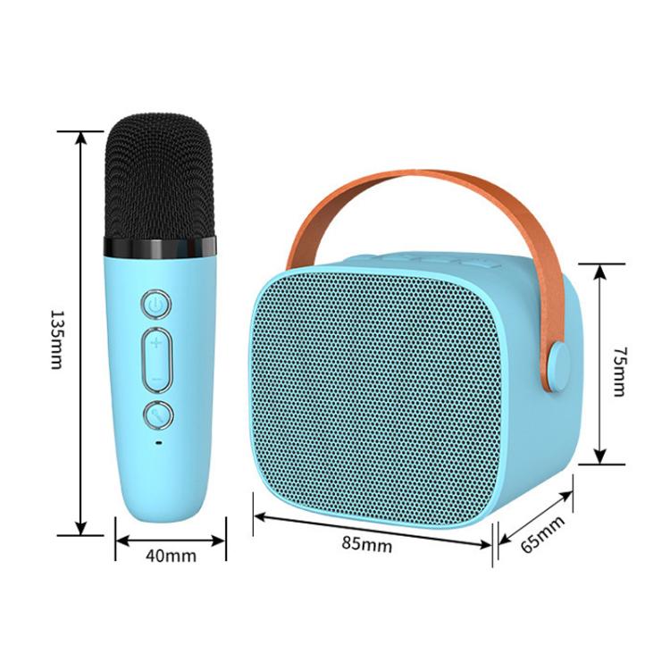 Tragbarer Bluetooth-Lautsprecher mit abnehmbarem Mikrofon – Karaoke-Set für Kinder und Familien, Sky Blue Dual Mic, Pink Dual Mic, White Dual Mic, Sky Blue Single Mic, Pink Single Mic, White Single Mic
