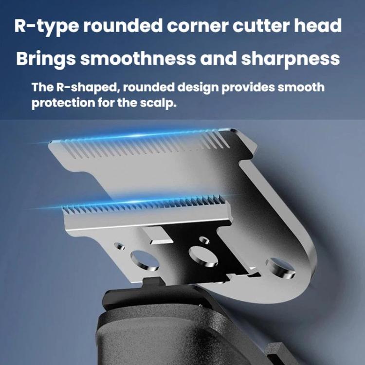 YJ-102 5-in-1 Multifunktions-Haartrimmer für Herren mit Licht, IPX6 wasserdicht, zum Trimmen von Haaren und Nase, YJ-102