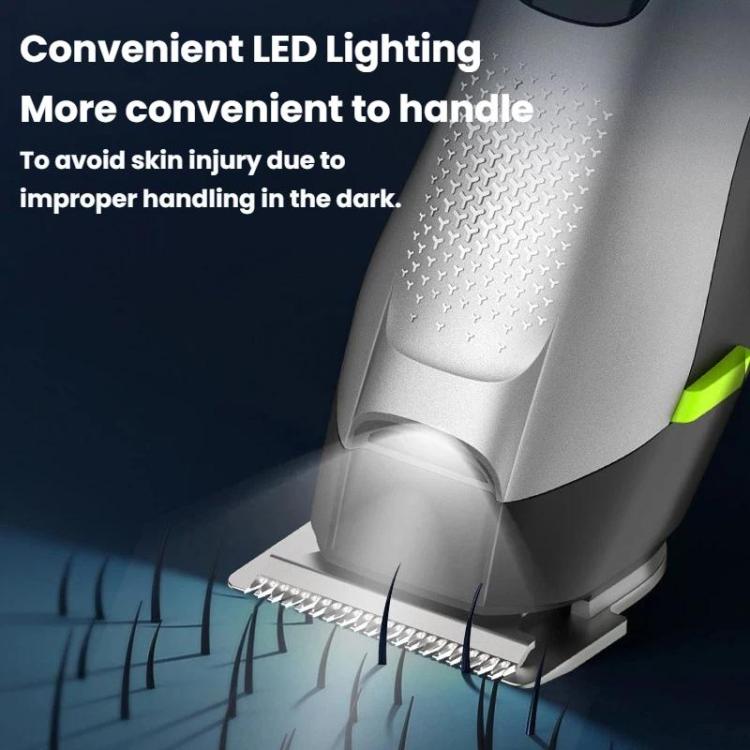 5-in-1 Multifunktions-Haarschneider mit LED-Licht, IPX6 wasserdicht, Haartrimmer & Nasenhaartrimmer, With LED Light