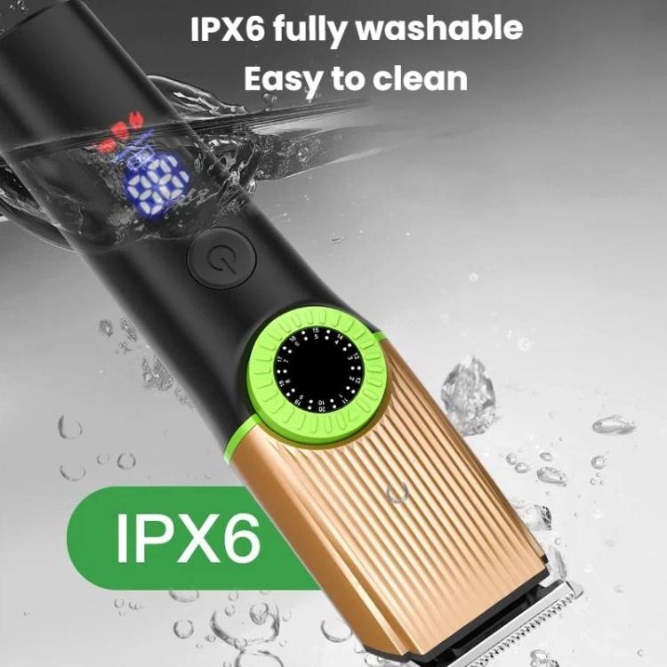 5-in-1 Multifunktions-Haarschneider mit Digitalanzeige, wasserdicht (IPX6), Nasen- und Körperhaartrimmer