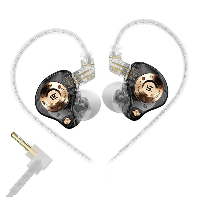 KZ EDZ Ultrabreitband-Dynamiktreiber mit großem Hub und zweistufigem Dämpfungssystem, 1,2 m langes kabelgebundenes Headset, Black 3.5mm, Black 3.5mm With Mic, Black Type-C Sound Card, White 3.5mm, White 3.5mm With Mic, White Type-C Sound Card