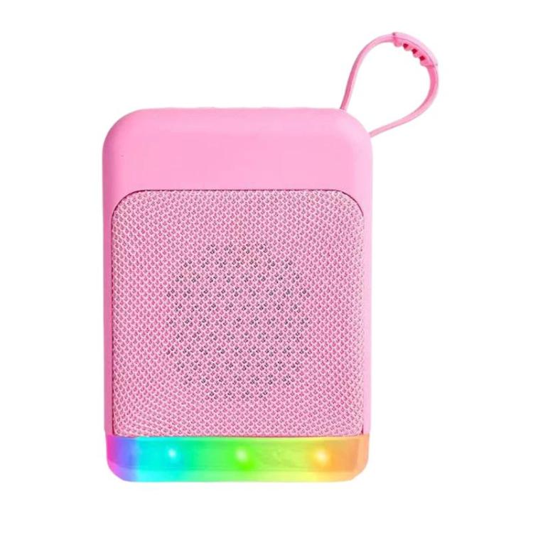 Mini-Retro-Bluetooth-Lautsprecher mit RGB-Beleuchtung, TF-Karten- und USB-Anschluss, Desktop-Audio