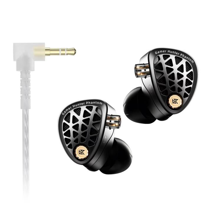 KZ Phantom Hi-Fi-Gaming-Kopfhörer mit 1,2 m Kabellänge, 3.5mm Standard, 3.5mm With Mic, Type-C Sound Card