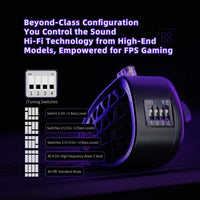 KZ Phantom Hi-Fi-Gaming-Kopfhörer mit 1,2 m Kabellänge, 3.5mm Standard, 3.5mm With Mic, Type-C Sound Card