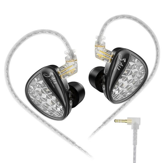 KZ-ZA12 Hybrid Dynamic Balanced Armature Hi-Fi Bühnenmonitor 1,2 m Kabelkopfhörer, Original Sound 3.5mm Standard, Original Sound 3.5mm With Mic, Original Sound Type-C Sound Card, Tuning 3.5mm Standard, Tuning 3.5mm With Mic, Tuning Type-C Sound Card