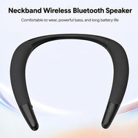 Kabelloser Bluetooth-Lautsprecher im Nackenbügel-Design, tragbarer Lautsprecher für Outdoor-Sportarten wie Laufen