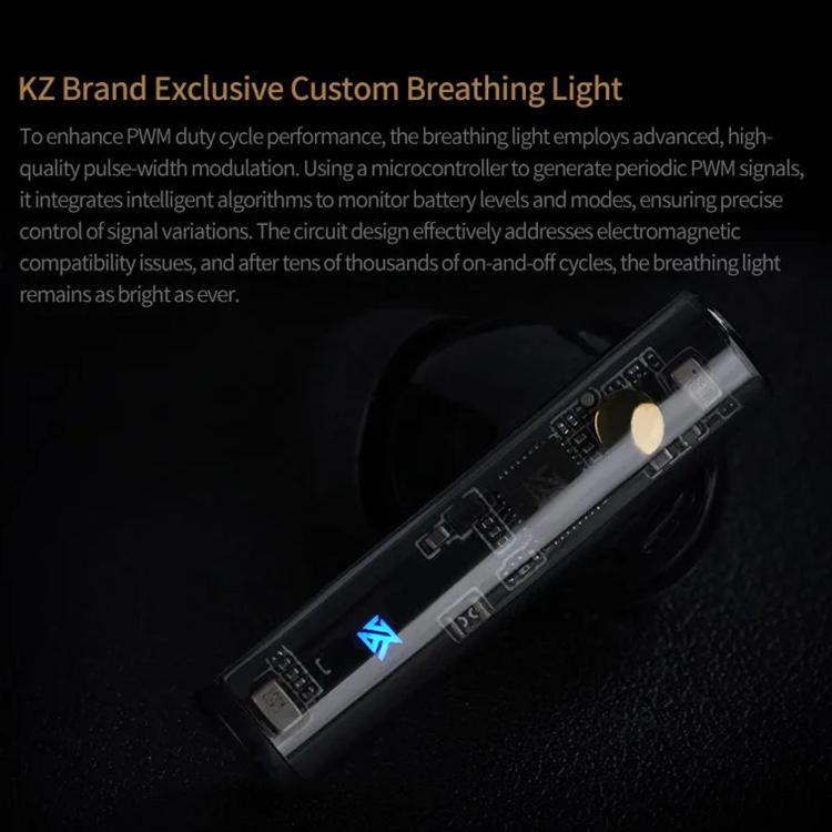 KZ-Carol Bluetooth-Kopfhörer mit aktiver Geräuschunterdrückung, Hi-Fi-ANC-Geräuschunterdrückung, TWS-Ohrhörer, Carol