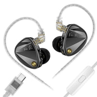 KZ Vader Pro HiFi Bass 6-Treiber Dynamische Musik In-Ear-Kopfhörer mit 1,2 m Kabellänge, HM Curve Standard, HM Curve With Mic, Bass Enhanced Standard, Bass Enhanced With Mic, HM Curve With Mic Type-C, Bass Enhanced With Mic Type-C