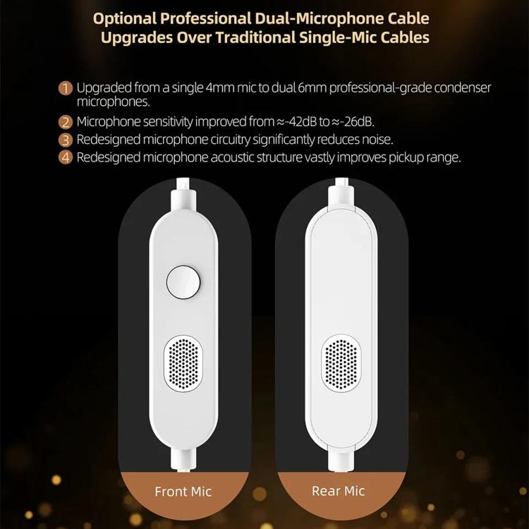 KZ Vader Pro HiFi Bass 6-Treiber Dynamische Musik In-Ear-Kopfhörer mit 1,2 m Kabellänge, HM Curve Standard, HM Curve With Mic, Bass Enhanced Standard, Bass Enhanced With Mic, HM Curve With Mic Type-C, Bass Enhanced With Mic Type-C