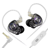 KZ-Gale HiFi 1,2 m Kabelgebundene Gaming-Kopfhörer, Black Standard 3.5mm, Black With Mic 3.5mm, White Standard 3.5mm, White With Mic 3.5mm, Black M2 Cable Sound Card Type-C, White M2 Cable Sound Card Type-C