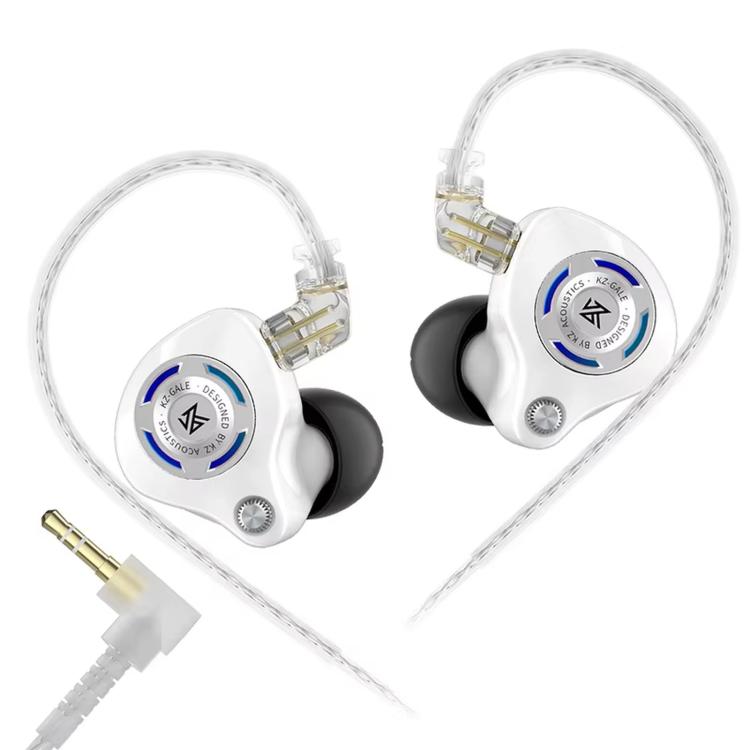 KZ-Gale HiFi 1,2 m Kabelgebundene Gaming-Kopfhörer, Black Standard 3.5mm, Black With Mic 3.5mm, White Standard 3.5mm, White With Mic 3.5mm, Black M2 Cable Sound Card Type-C, White M2 Cable Sound Card Type-C