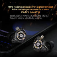 KZ-Gale HiFi 1,2 m Kabelgebundene Gaming-Kopfhörer, Black Standard 3.5mm, Black With Mic 3.5mm, White Standard 3.5mm, White With Mic 3.5mm, Black M2 Cable Sound Card Type-C, White M2 Cable Sound Card Type-C