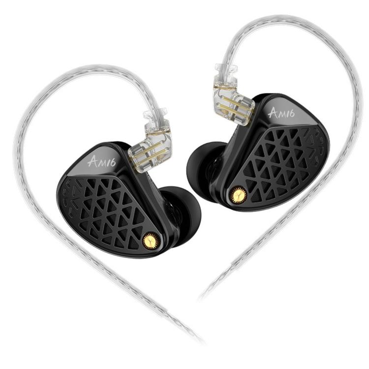 KZ-AM16 Kabelgebundene Ohrhörer mit dedizierten Tieftontreibern für Musik, Gaming und Hi-Fi (1,2 m), Balanced Standard 3.5mm, Balanced With Mic 3.5mm, Bass Enhanced Standard 3.5mm, Bass Enhanced With Mic 3.5mm, Balanced With Mic Type-C                 ...