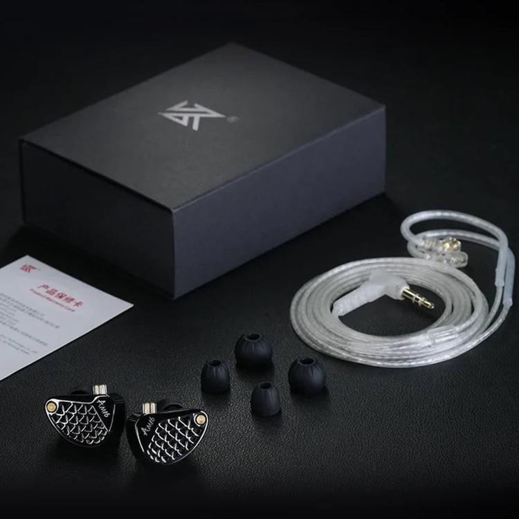 KZ-AM16 Kabelgebundene Ohrhörer mit dedizierten Tieftontreibern für Musik, Gaming und Hi-Fi (1,2 m), Balanced Standard 3.5mm, Balanced With Mic 3.5mm, Bass Enhanced Standard 3.5mm, Bass Enhanced With Mic 3.5mm, Balanced With Mic Type-C                 ...