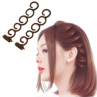 Elegance Hair Braider Flower Magic Haarspange Queue Twist Zopf Frisur Styling-Zubehör, Größe: 13,5 x 2,5 cm