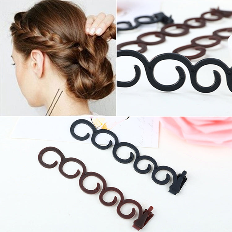 Elegance Hair Braider Flower Magic Haarspange Queue Twist Zopf Frisur Styling-Zubehör, Größe: 13,5 x 2,5 cm