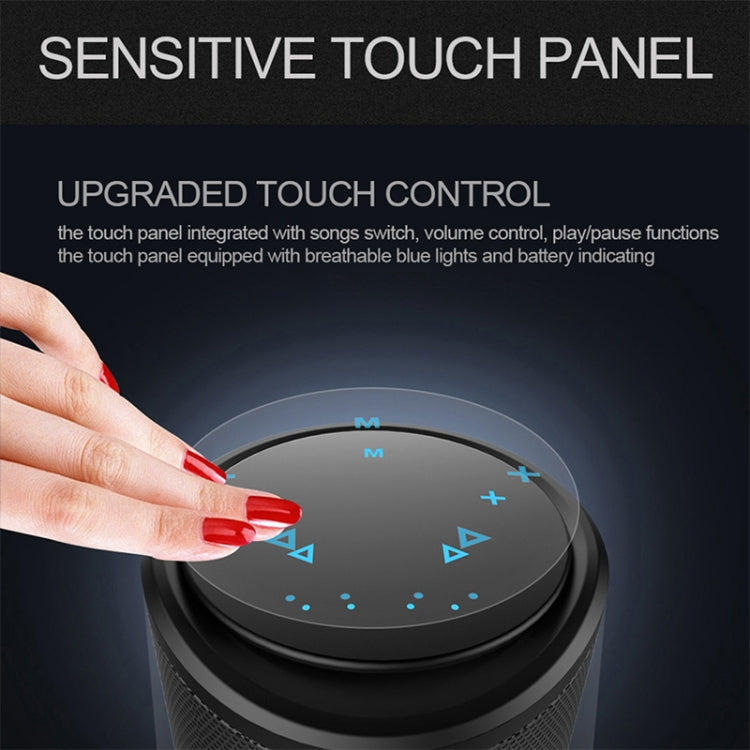 ZEALOT S8 3D-Stereo-Bluetooth-Lautsprecher, kabellose Subwoofer-Säule, tragbar, Touch-Steuerung, AUX-TF-Kartenwiedergabe, Freisprecheinrichtung mit Mikrofon
