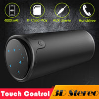ZEALOT S8 3D-Stereo-Bluetooth-Lautsprecher, kabellose Subwoofer-Säule, tragbar, Touch-Steuerung, AUX-TF-Kartenwiedergabe, Freisprecheinrichtung mit Mikrofon