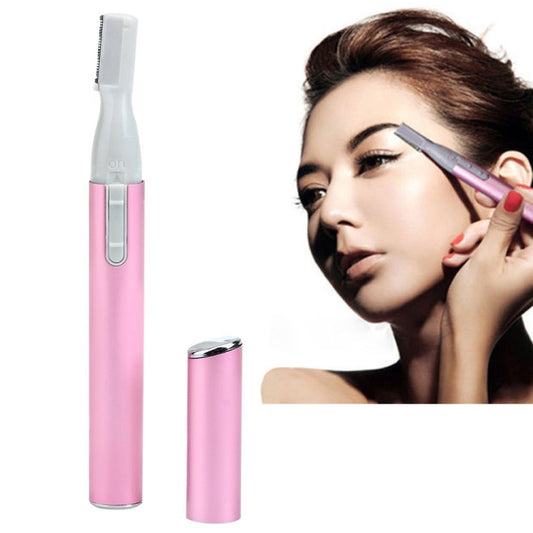 2 PCS Tragbarer elektrischer Augenbrauen-Gesichtshaarschneider Micro Precision Removal Clipper Rasierer Gesichtspflege Rasiertrimmer