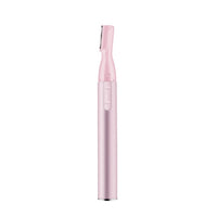 2 PCS Tragbarer elektrischer Augenbrauen-Gesichtshaarschneider Micro Precision Removal Clipper Rasierer Gesichtspflege Rasiertrimmer