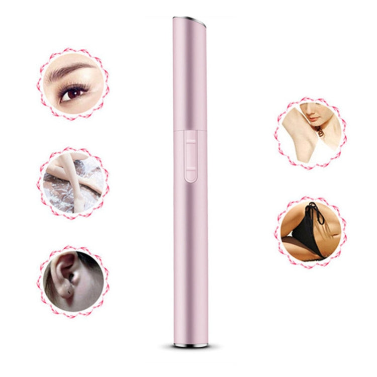 2 PCS Tragbarer elektrischer Augenbrauen-Gesichtshaarschneider Micro Precision Removal Clipper Rasierer Gesichtspflege Rasiertrimmer