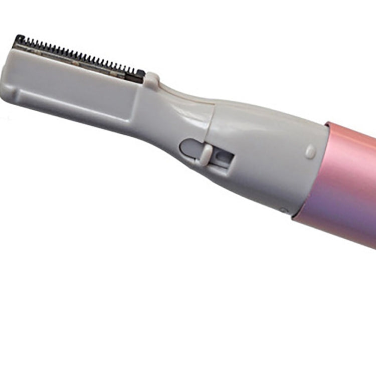 2 PCS Tragbarer elektrischer Augenbrauen-Gesichtshaarschneider Micro Precision Removal Clipper Rasierer Gesichtspflege Rasiertrimmer