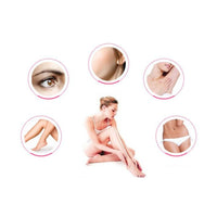 2 PCS Tragbarer elektrischer Augenbrauen-Gesichtshaarschneider Micro Precision Removal Clipper Rasierer Gesichtspflege Rasiertrimmer