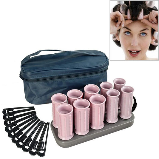 10 Teile/satz Lockenstäbe Elektrische Roll Haar Rohr Beheizte Roller Haar Lockiges Styling Stick