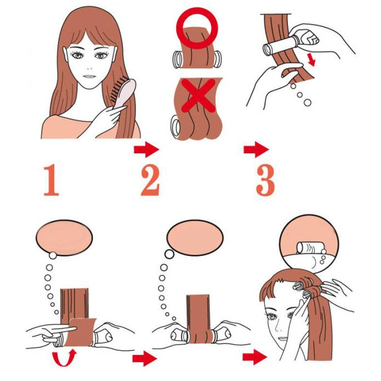10 Teile/satz Lockenstäbe Elektrische Roll Haar Rohr Beheizte Roller Haar Lockiges Styling Stick