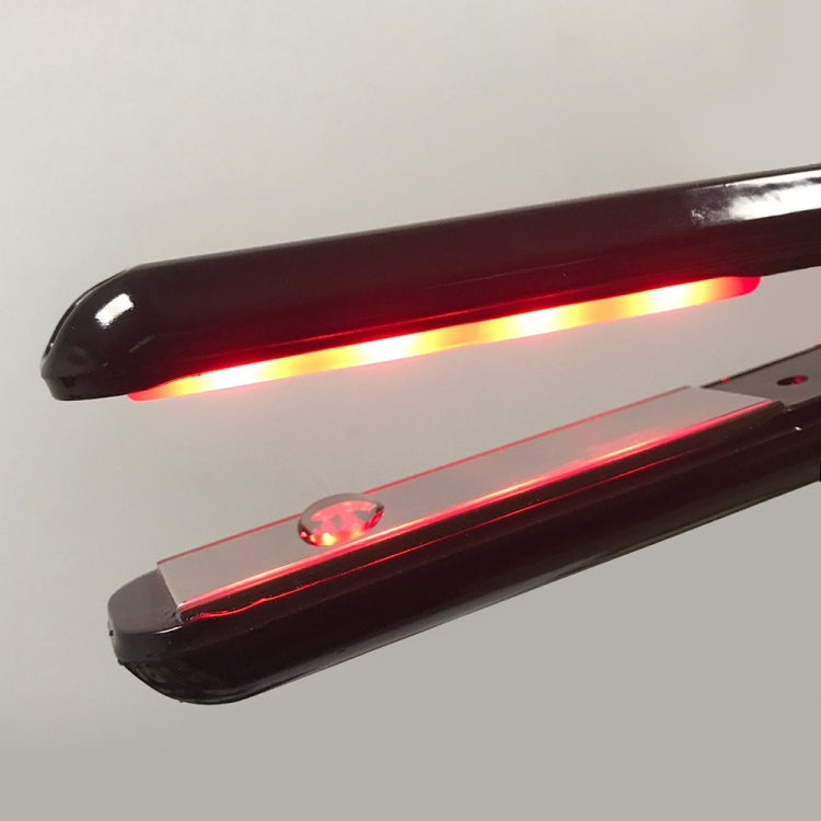 RUCHA Ultraschall-Infrarot-Haarpflegeeisen-Glätteisen mit verstellbarem, verbessertem LCD-Display, EU, US, UK, AU