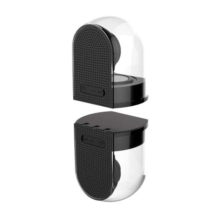 OVEVO True 3D TWS magnetischer kabelloser Bluetooth-Stereo-Surround-HiFi-Lautsprecher mit vollständig transparentem Zuhause