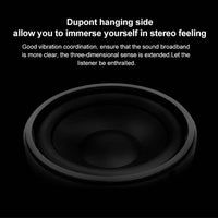 OVEVO True 3D TWS magnetischer kabelloser Bluetooth-Stereo-Surround-HiFi-Lautsprecher mit vollständig transparentem Zuhause