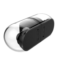 OVEVO True 3D TWS magnetischer kabelloser Bluetooth-Stereo-Surround-HiFi-Lautsprecher mit vollständig transparentem Zuhause