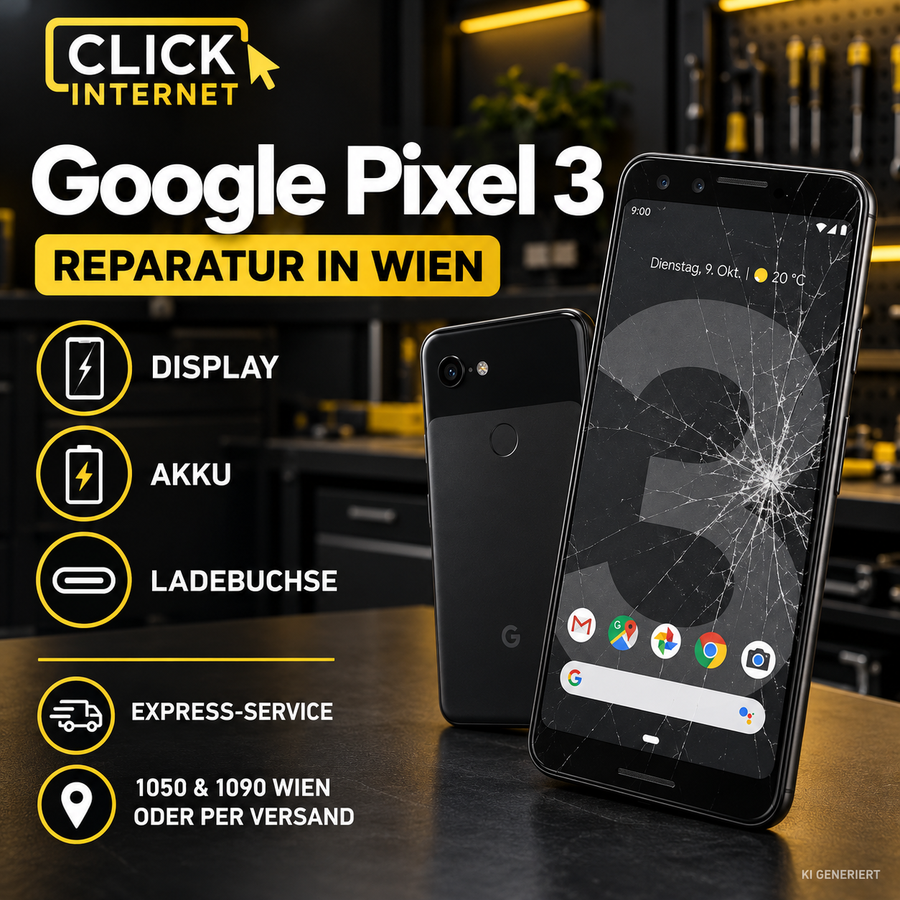Google Pixel 3 Reparatur Wien | Express Service & Versand