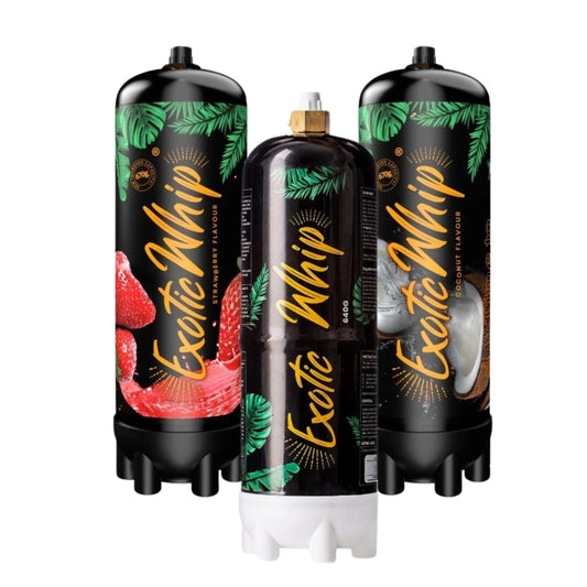 ExoticWhip 3er "Taste the World" Set – 3x 670g (Erdbeere, Kokos, Traube)